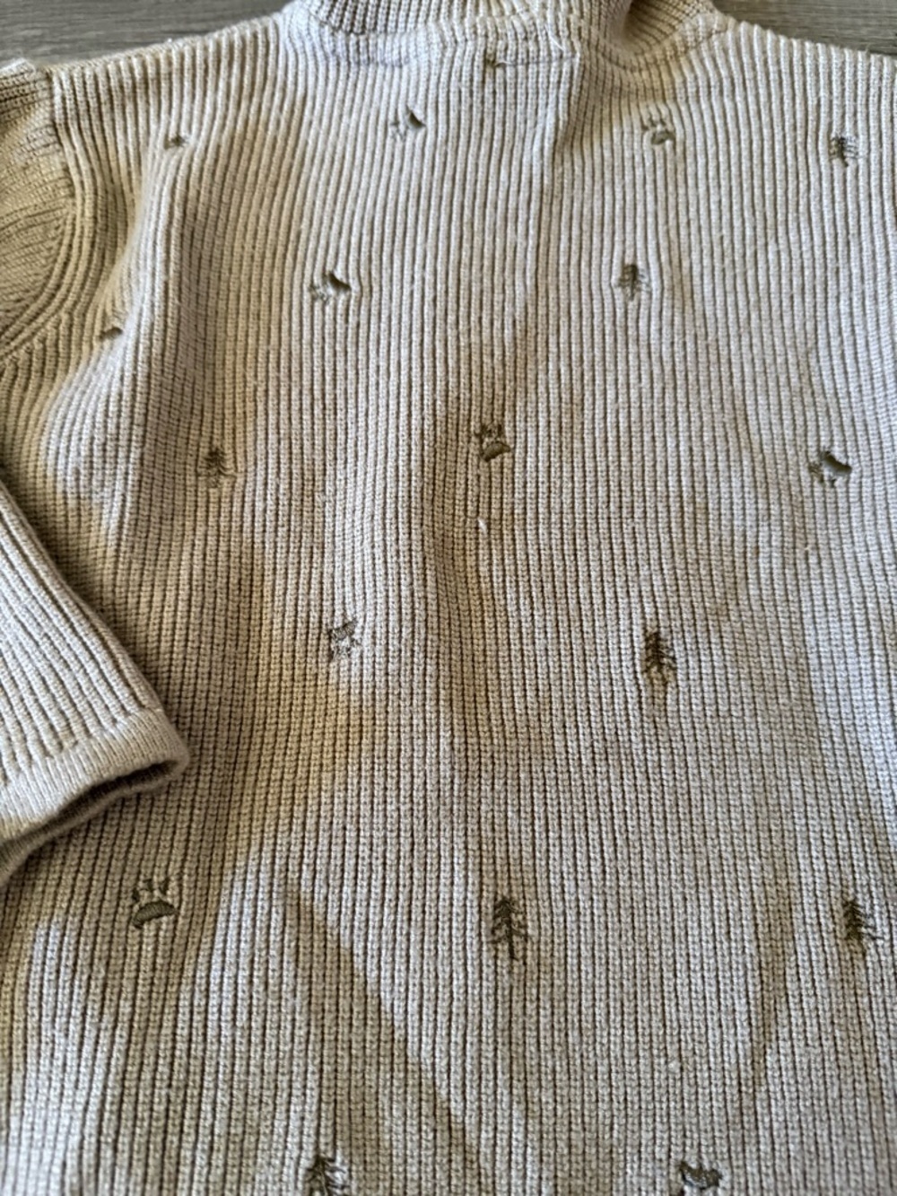 Boy Zara neutral hordes knitted sweater - Picture 9 of 12
